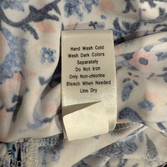 Athleta Womens XS Floral Ruched Rash Guard Swim Top Zip Front Vacation Beach - Picture 8 of 10